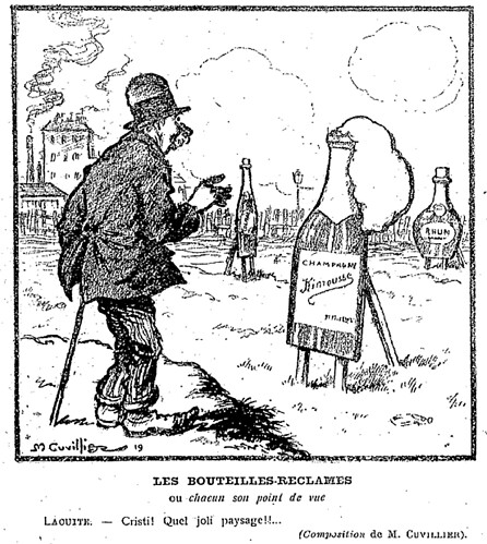 Le Pêle-Mêle 1919 - n°18 - Les bouteilles-réclames - 4 mai 1919 - page 4