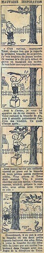 Cuvillier - Le Petit Illustré - n°1168 - 27 février 1927 - Mauvaise inspiration