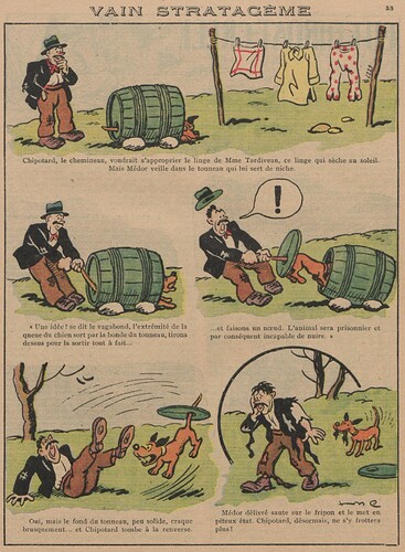 Guignol 1932 - n°216 - Vain stratagème - 20 novembre 1932 - page 33