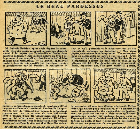 L'Epatant 1933 - n°1284 - page 7 - Le beau pardessus - 9 mars 1933