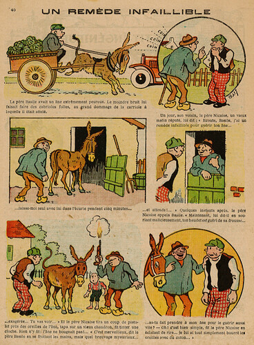 Guignol 1927 - n°76 - page 40 - Un remède infaillible - janvier 1927