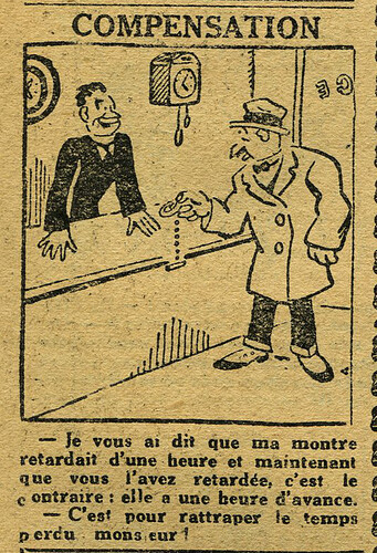 L'Epatant 1930 - n°1154 - page 7 - Compensation - 11 septembre 1930
