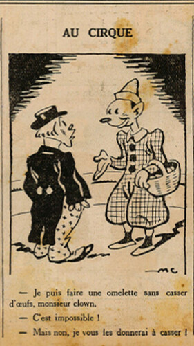 Le Petit Illustré 1936 - n°22 - Au cirque - 13 septembre 1936 - page 2