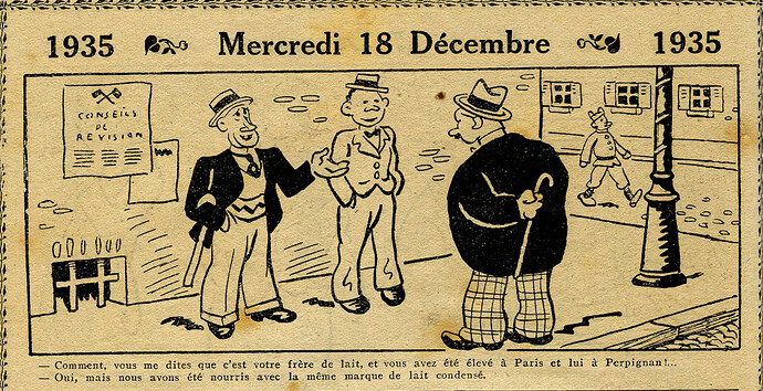 Almanach Vermot 1935 - 33 - Mercredi 18  décembre 1935