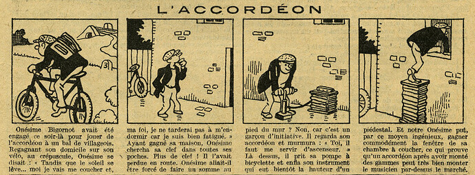Le Petit Illustré 1928 - n°1232 - page 12 - L'accordéon - 20 mai 1928