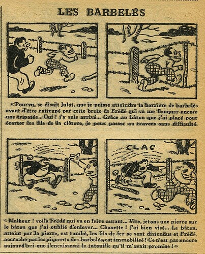 L'Epatant 1934 - n°1347 - page 7 - Les barbelés - 24 mai 1934