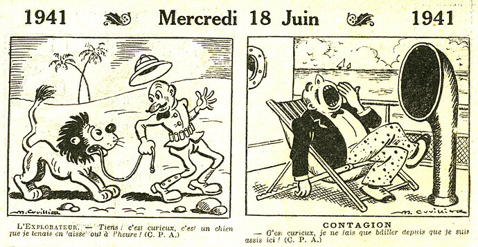 Almanach Vermot 1941 - 24 - Mercredi 18 juin 1941