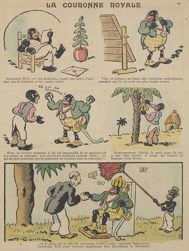 Guignol 1931 - n°160 - page 33 - La couronne royale - 4 janvier 1931