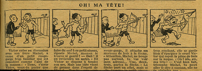 Cri-Cri 1927 - n°476 - page 13 - Oh ma tête - 10 novembre 1927