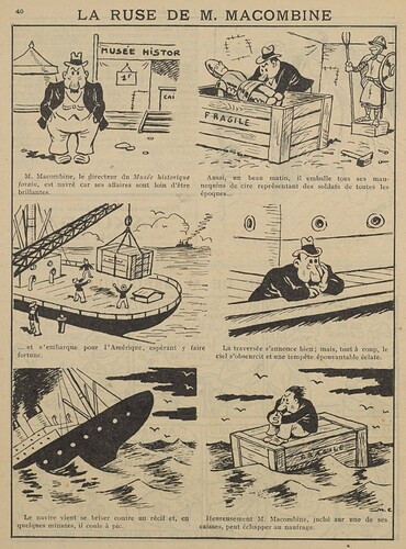 Guignol 1935 - n°49 - page 40 - La ruse de M Macombine - 8 décembre 1935