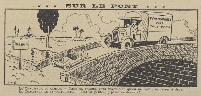 Guignol 1930 - n°141 - page 11 - Sur le pont - 16 mars 1930