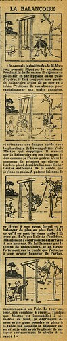 L'Epatant 1934 - n°1337 - page 13 - La balançoire - 15 mars 1934