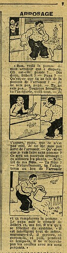 Le Petit Illustré 1928 - n°1245 - page 7 - Arrosage - 19 août 1928