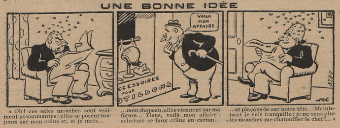 Guignol 1933 - n°268 - Une bonne idée - 19 novembre 1933 - page 45