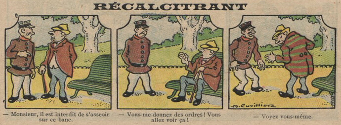 Guignol 1933 - n°223 - Récalcitrant - 8 janvier 1933 - page 46