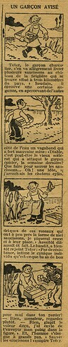 Cri-Cri 1928 - n°503 - page 14 - Un garçon avisé - 17 mai 1928