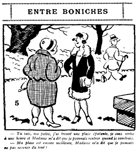 Le Pêle-Mêle 1929 - n°305 - Entre boniches - 22 décembre 1929 - page 6