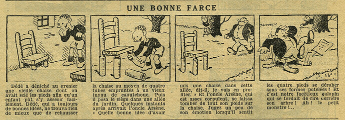 Le Petit Illustré 1931 - n°1392 - page 7 - Une bonne farce - 14 juin 1931