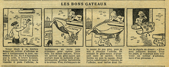 Le Petit Illustré 1931 - n°1397 - page 12 - Les bons gâteaux - 19 juillet 1931