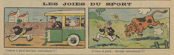 Guignol 1936 - n°1 - page 48 - Les joies du sport - 5 janvier 1936