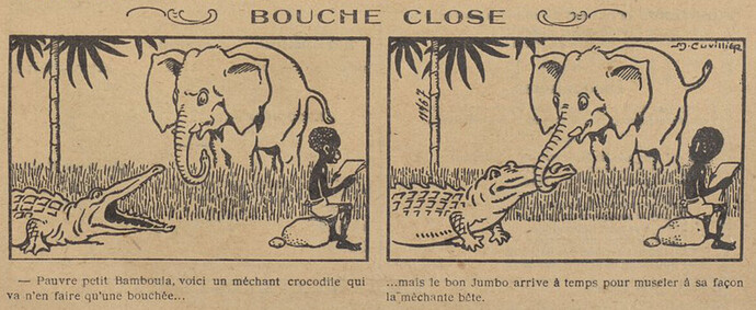 Guignol 1929 - n°117 - Bouche close - 17 mars 1929 - page 47