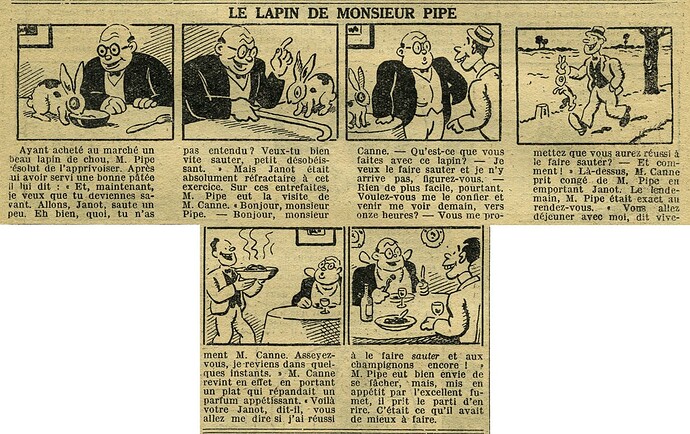 Le Petit Illustré 1931 - n°1405 - page 7 - Le  lapin de Monsieur Pipe - 13 septembre 1931