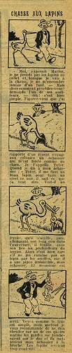 Le Petit Illustré 1928 - n°1247 - page 2 - Chasse aux lapins - 2 septembre 1928
