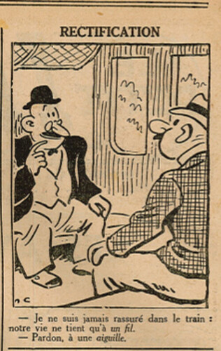 Le Petit Illustré 1936 - n°12 - Rectification - 5 juillet 1936 - page 2