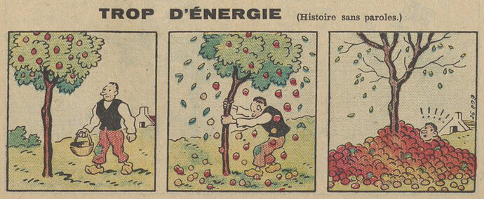 Guignol 1929 - n°125 - Trop d'énergie - 21 juillet 1929 - page 43