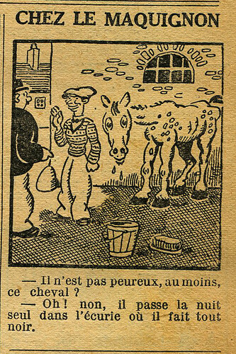 Le Petit Illustré 1932 - n°1430 - page 7 - Chez le maquignon - 6 mars 1932