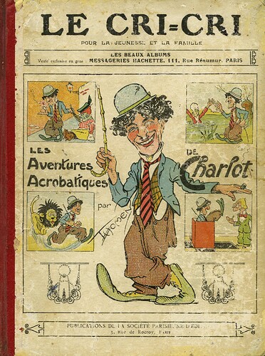 Cri-Cri 1926-1927 - Album - Les aventures acrobatiques de Charlot - couverture