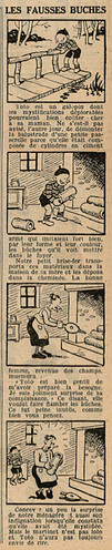 Le Petit Illustré 1935 - n°1623 - Les fausses bûches - 17 novembre 1935 - page 2