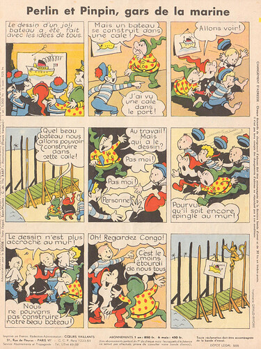 Perlin et Pinpin 1957 - n°43 - 27 octobre 1957 - page 8