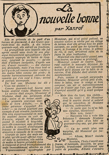 Almanach Vermot 1925 - 4 - Samedi 17 janvier 1925 - La nouvelle bonne
