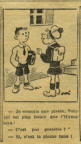 Le Petit Illustré 1931 - n°1376 - page 7 - Dessin sans titre - 22 février 1931