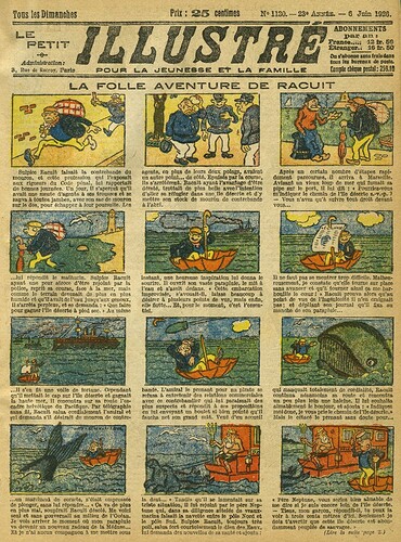 Le Petit Illustré 1926 - n°1150 - La folle aventure de RACUIT - 6 juin 1926 - page 1