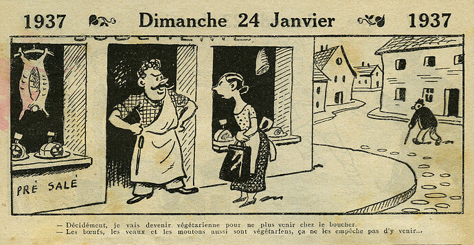 Almanach Vermot 1933 - 5 - Dimanche 24 janvier 1933