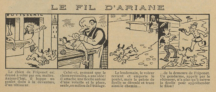 Guignol 1935 - n°51 - page 16 - Le fil d'Ariane - 22 décembre 1935