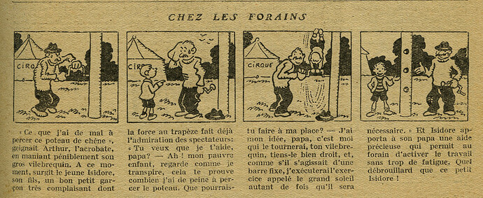 Cri-Cri 1927 - n°437 - page 5 - Chez les forains - 10 février 1927