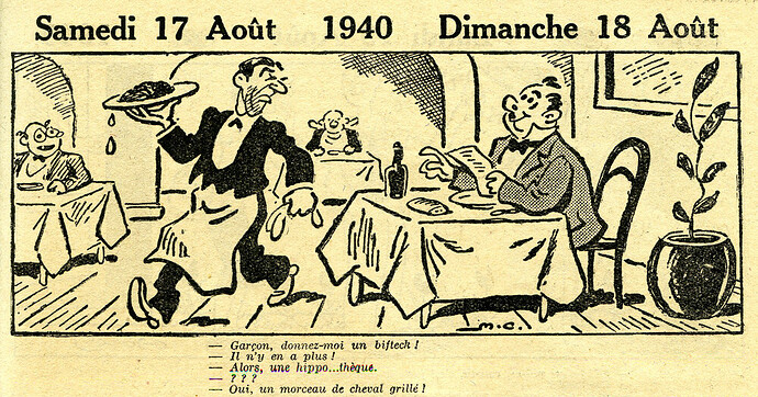 Almanach Vermot 1940 - 18 -Samedi 17 et Dimanche 18 août 1940