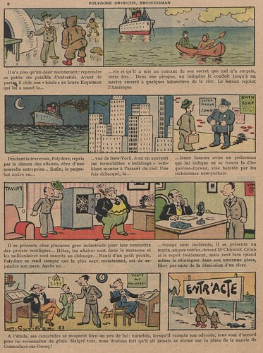 Guignol 1933 - n°274 - Polydore Gribiche businessman - 31 décembre 1933 - page 8
