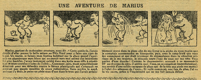 L'Epatant 1930 - n°1147 - page 14 - Une aventure de Marius - 24 juillet 1930