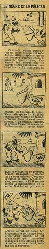 Le Petit Illustré 1931 - n°1386 - page 2 - Le nègre et le pélican - 3 mai 1931