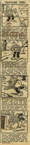 Le Petit Illustré 1933 - n°1516 - page 2 - Mauvaise idée - 29 octobre 1933