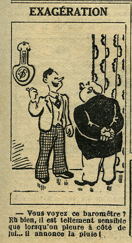 Le Petit Illustré 1933 - n°1499 - page 7 - Exagération - 2 juillet 1933