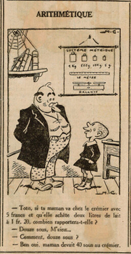 Le Petit Illustré 1937 - n°44 - Arithmétique - 14 février 1937 - page 7