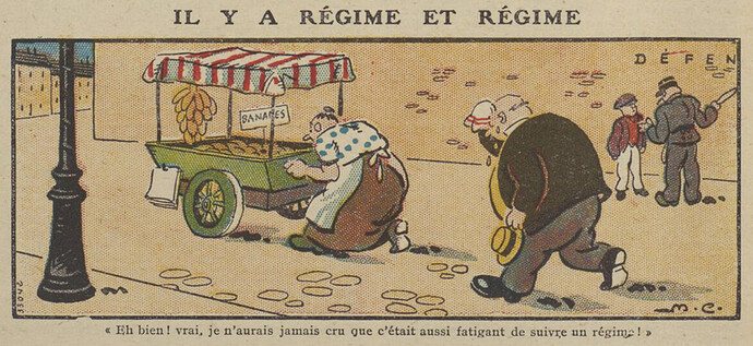 Guignol 1929 - n°135 - Il y a régime et régime - 15 décembre 1929 - page 14
