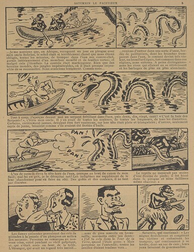 Guignol 1935 - n°10 - page 5 - Saturnin le facétieux - 10 mars 1935