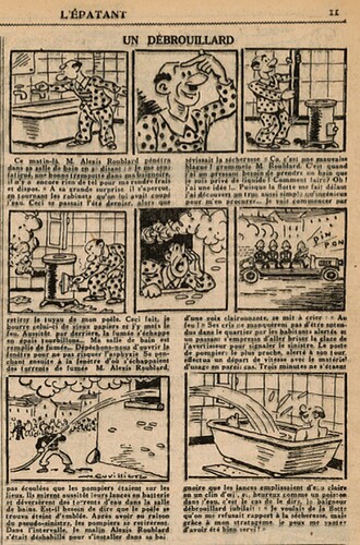 L'Epatant 1936 - n°1457 - Un débrouillard - 2 juillet 1936 - page 11