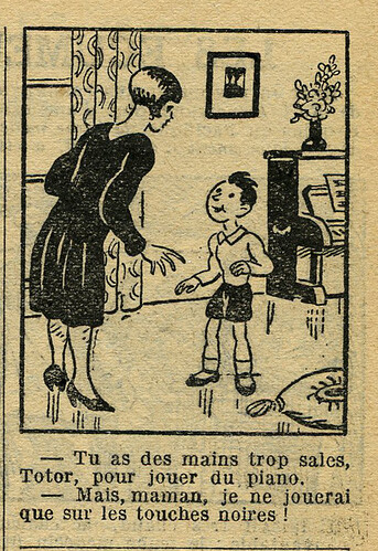 Le Petit Illustré 1933 - n°1487 - page 7 - Dessin sans titre - 9 avril 1933